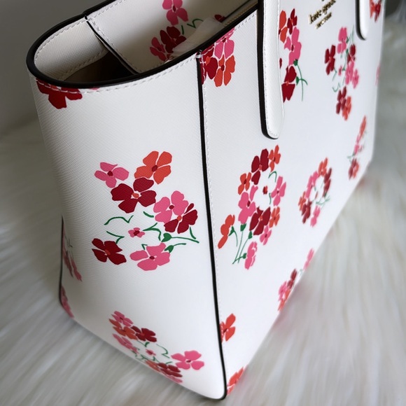NWT💃Kate Spade Staci Sunny Floral Clusters Printed Medium Tote - Picture 3 of 10